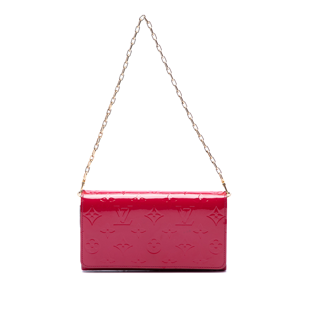 Pre-Loved Louis Vuitton Monogram Vernis Chain Wallet